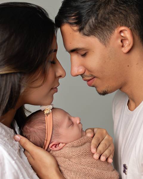 Ensaio Newborn de Aurora em Estúdio em Natal/RN'