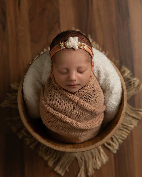 Ensaio Newborn de Aurora em Estúdio em Natal/RN'
