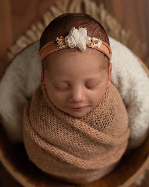 Ensaio Newborn de Aurora em Estúdio em Natal/RN'