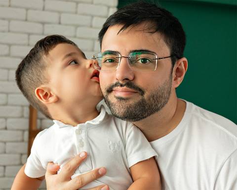 Ensaio de família em estúdio'