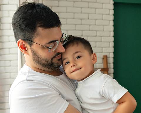 Ensaio de família em estúdio'