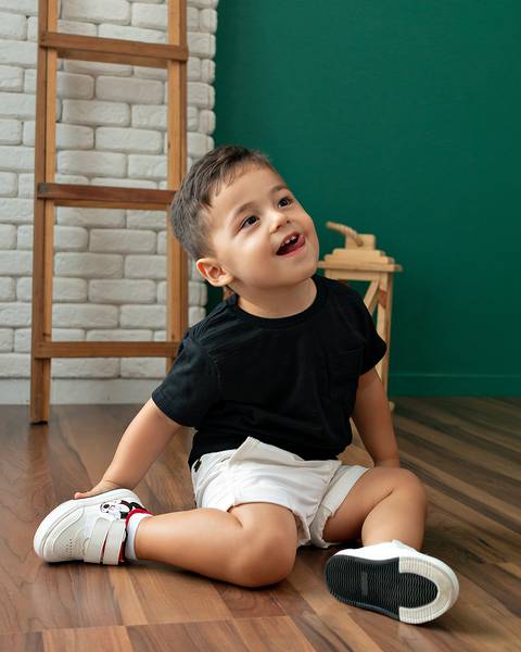 Ensaio de família em estúdio'