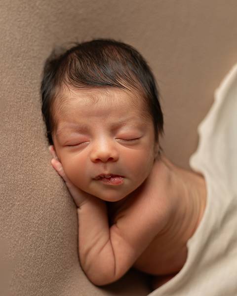 Bebê recém-nascido em ensaio Newborn'