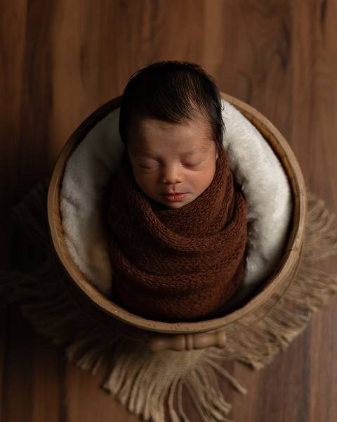 Bebê recém-nascido em ensaio Newborn na Amoradia Foto'