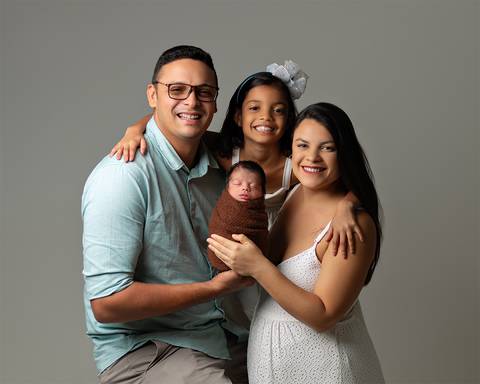 Bebê recém-nascido em ensaio Newborn na Amoradia Foto'