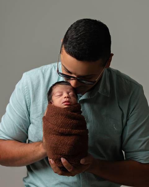 Bebê recém-nascido em ensaio Newborn na Amoradia Foto'