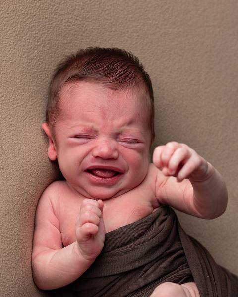 Ensaio de recém-nascido em estúdio'