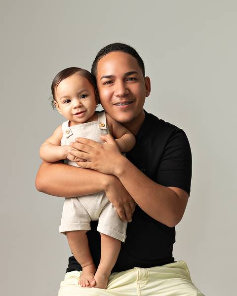 bebê em ensaio de acompanhamento mensal aos 7 meses'