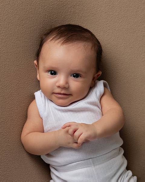 Ensaio Família de Ravi aos 3 meses'