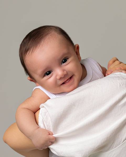 Ensaio Família de Ravi aos 3 meses'