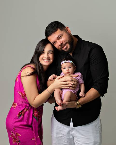 Bebê em ensaio de acompanhamento'