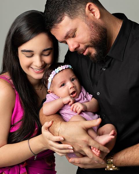 Bebê em ensaio de acompanhamento'