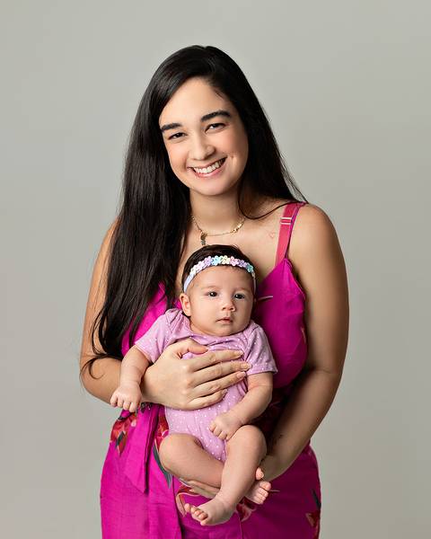 Bebê em ensaio de acompanhamento'