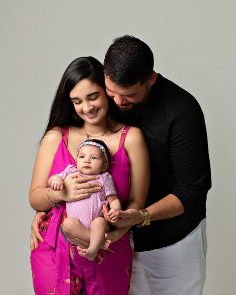 Bebê em ensaio de acompanhamento'