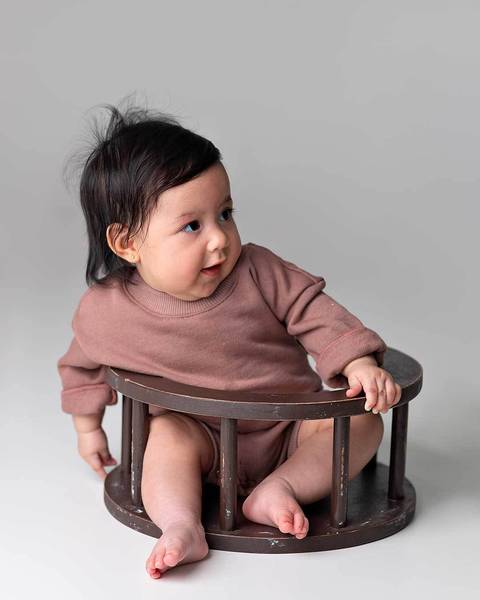 Ensaio de Acompanhamento de bebê. 5 meses de Alejandra.'