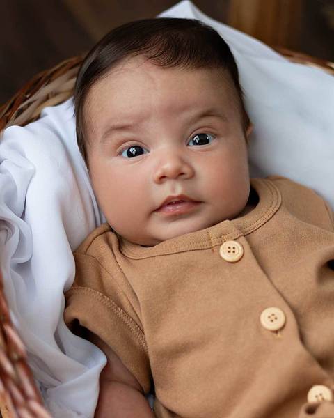 Ensaio de Acompanhamento de bebê. 3 meses de Ravi.'