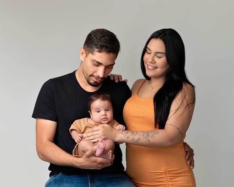 Ensaio de Acompanhamento de bebê. 3 meses de Ravi.'