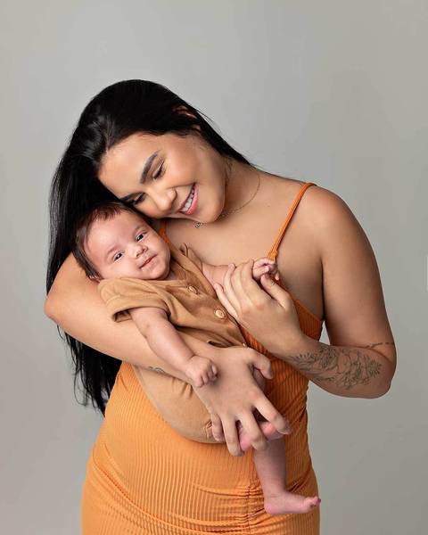 Ensaio de Acompanhamento de bebê. 3 meses de Ravi.'