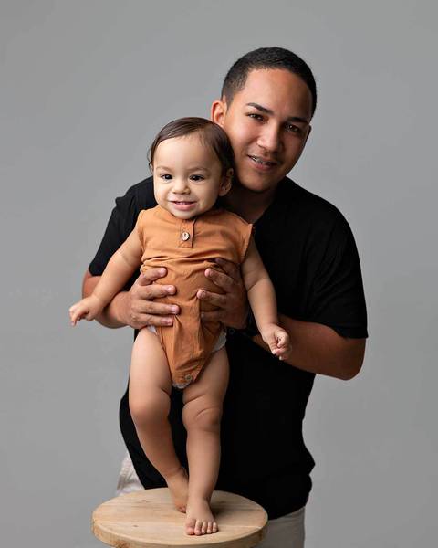 Bebê em ensaio de acompanhamento. 8 meses de Mathias'