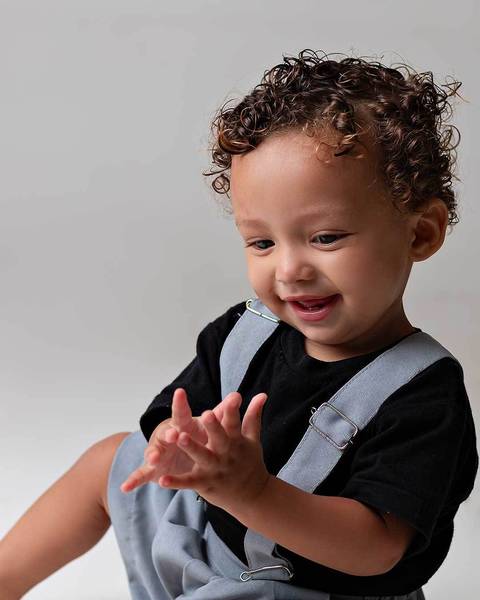 Ensaio de Acompanhamento de Tyler. Bebê de 8 meses.'