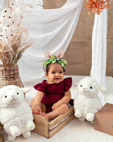 Ensaio de Páscoa, fotos de bebês'