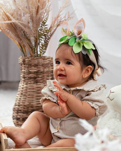 Ensaio de Páscoa, fotos de bebês'