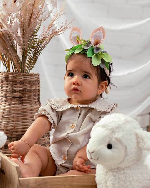 Ensaio de Páscoa, fotos de bebês'