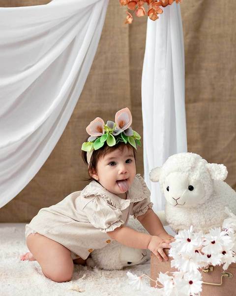 Ensaio de Páscoa infantil. O verdadeiro sentido da páscoa'