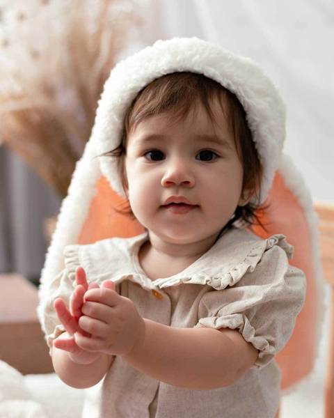 Ensaio de Páscoa infantil.'