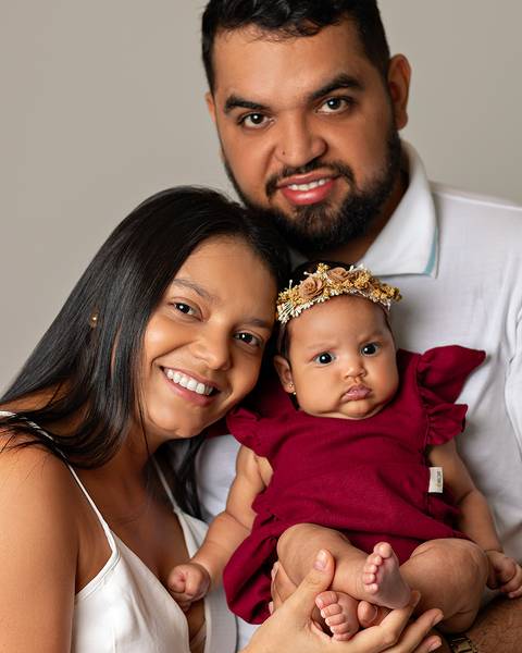 Menina bebê em ensaio de Páscoa'