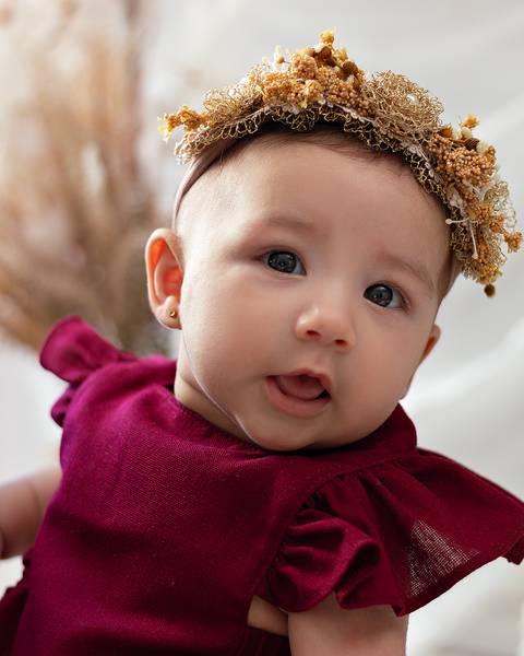 Ensaio de Páscoa de bebê'