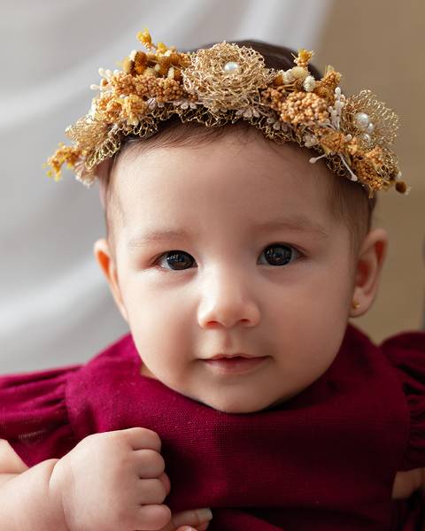 Ensaio de Páscoa de bebê'