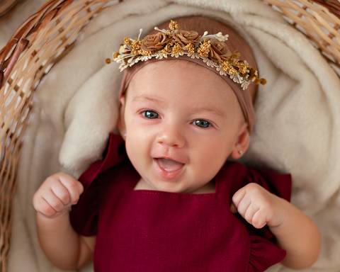 Ensaio de Páscoa com bebê'