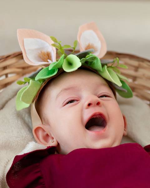 Ensaio de Páscoa com bebê'