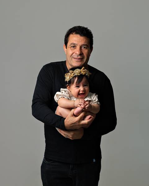 Ensaio de Páscoa de bebê em estúdio'