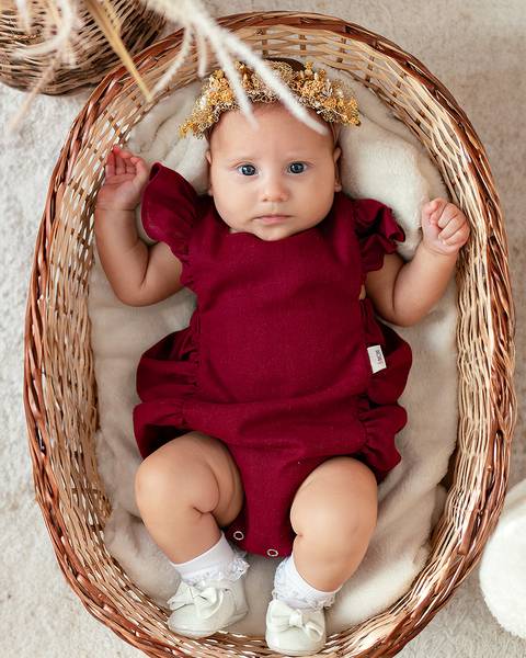 Ensaio de Páscoa de bebê'