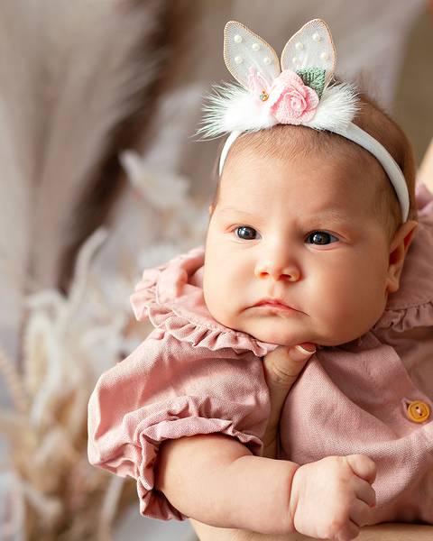 Bebê em ensaio de Páscoa em Estúdio Natal/RN'