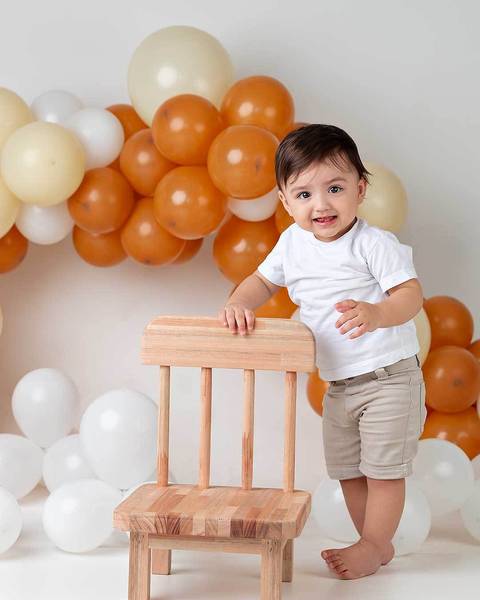 Ensaio de bebê de 1 ano'