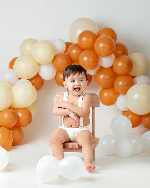 Ensaio de bebê de 1 ano'