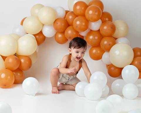 Ensaio de bebê de 1 ano'