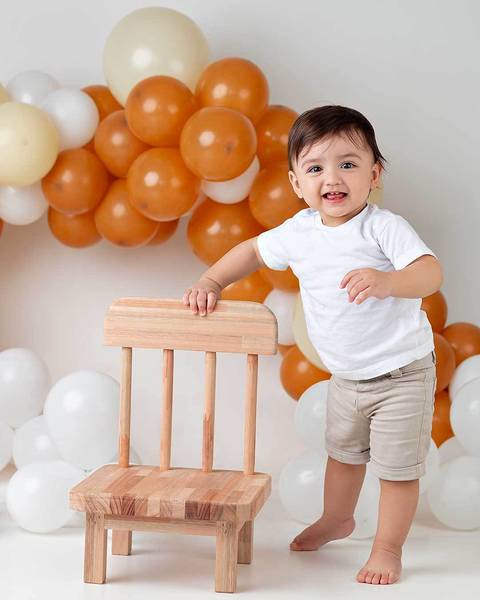 Ensaio de bebê de 1 ano'