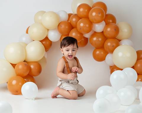 Ensaio de bebê de 1 ano'