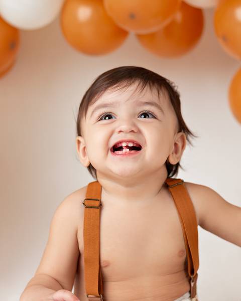 Ensaio de bebê de 1 ano'