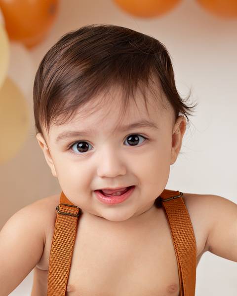 Ensaio de bebê de 1 ano'