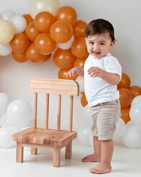 Ensaio de bebê de 1 ano'