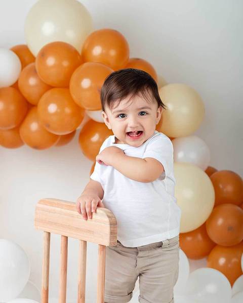 Ensaio de bebê de 1 ano'