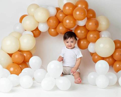 Ensaio de bebê de 1 ano'