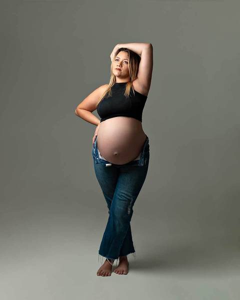 Ensaio de Gestante em Estúdio em Natal/RN'