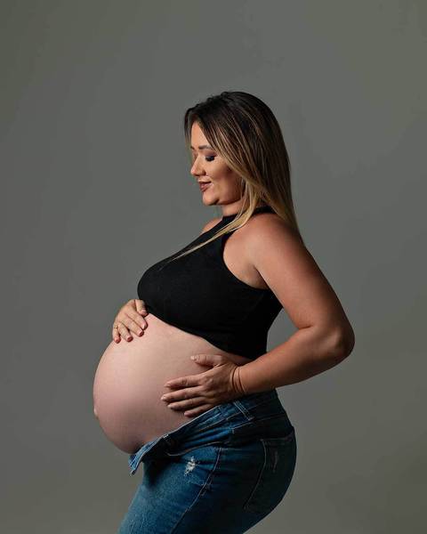 Ensaio de Gestante em Estúdio em Natal/RN'