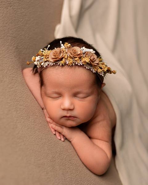 Bebê dormindo em seu ensaio Newborn feito na Amoradia em Natal/RN'